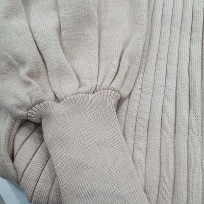 👘👘👘 Váy len tăm cao cổ tay bồng hàng order