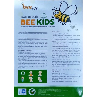 Gạc rơ lưỡi Bee Kids