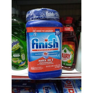 Finish Max in 1 Powerball Dishwasher Detergent Tablets, 100 Count