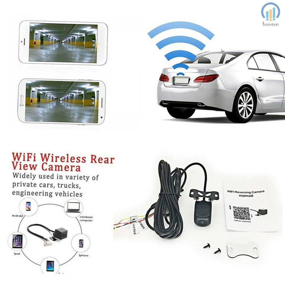 Camera HD WIFI không dây có tầm nhìn ban đêm chống nước IP67 màn hình LCD cho xe hơi | BigBuy360 - bigbuy360.vn
