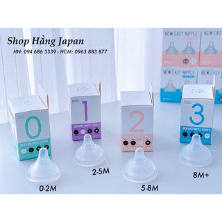 Núm ti thay thế bình sữa + tay cầm bình grosmimi sz 0-1-2-3