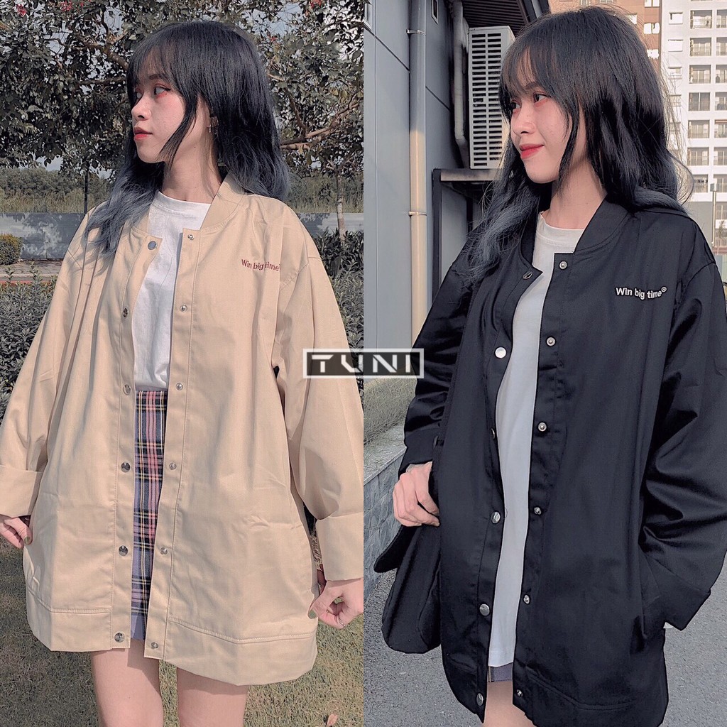 Áo khoác jacket kaki WIN ulzzang (ẢNH THẬT)