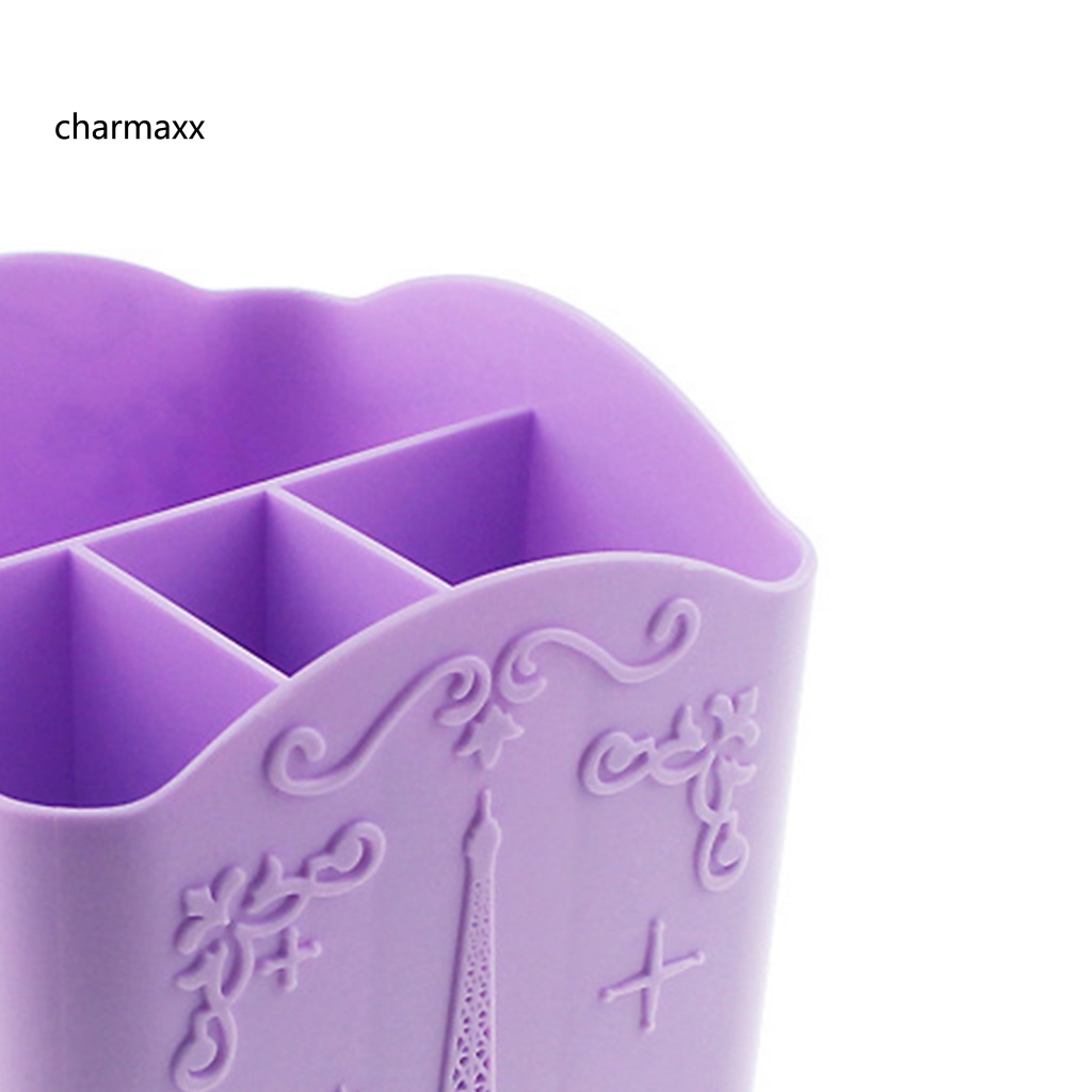 Cx Giá Đỡ Cọ Trang Điểm Bốn Ngăn Tinh Tế Cho Nữ