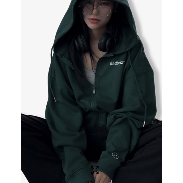 Hoodie/ áo khoác zip lowkey chính hãng Sadboiz