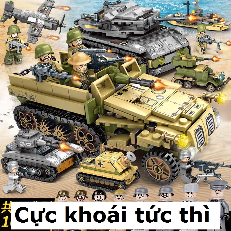 Đồ Chơi Lego Lắp Ráp Mô Hình Quân Đội Độc Đáo Cho Bé