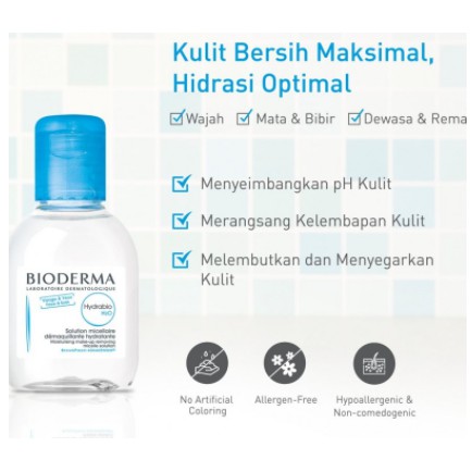 (Hàng Mới Về) Nước Micellar Bioderma Hydrabio H2O Mua 1 Tặng 1 100ml