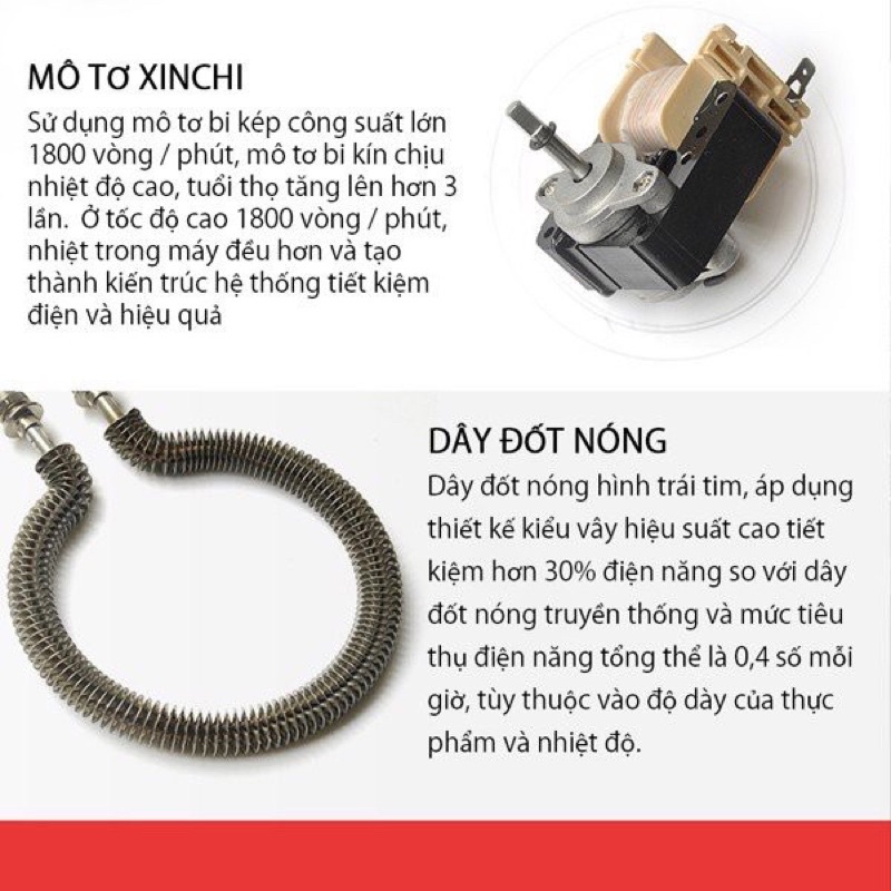 Máy sấy thực phẩm septree 6 tầng