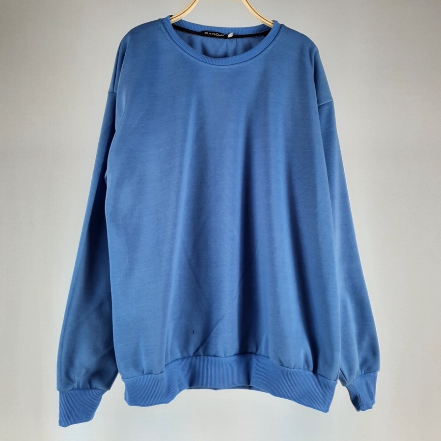 Áo SWEATER nỉ BASIC SAM CLO - Áo khoác thu đông tay dài freesize form rộng nam nữ unisex long sleeve TRƠN | BigBuy360 - bigbuy360.vn