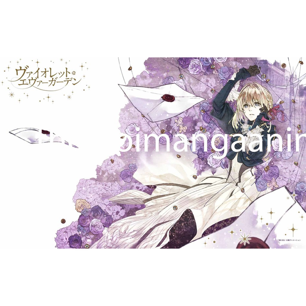 Tấm Postcard A5 cao cấp Violet Evergarden anime chibi ảnh đẹp nhiều mẫu quà tặng độc đáo