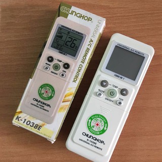 @ remote điều khiển máy lạnh đa năng chunghop k-1038e dò mã tất cả các loại điều hoà máy lạnh