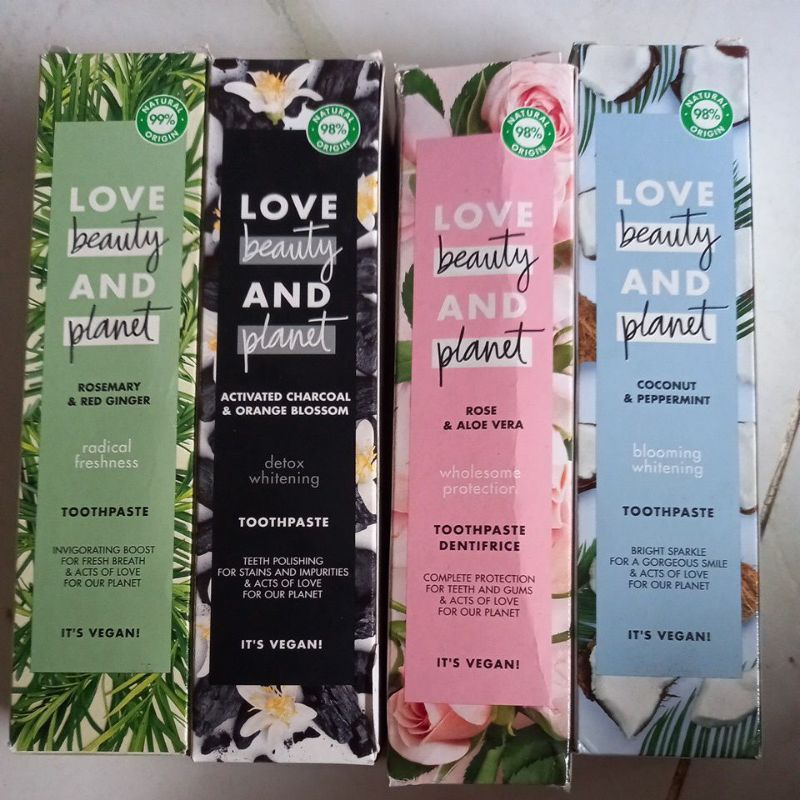kem đánh răng Love and beauty planet 96g
