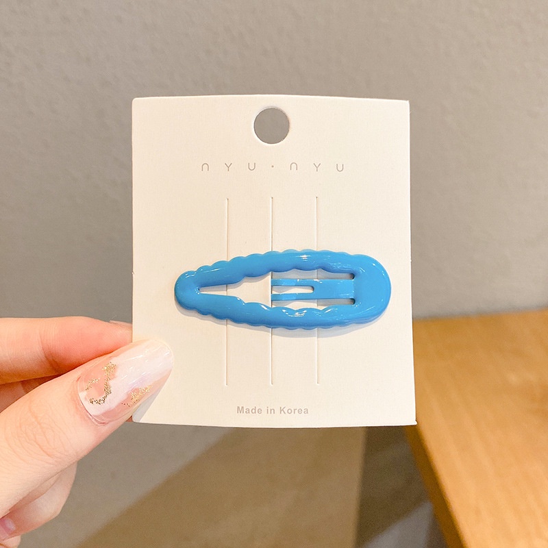 Kẹp Tóc Hình Giọt Nước Màu Sắc Phong Cách Hàn Quốc Thời Trang