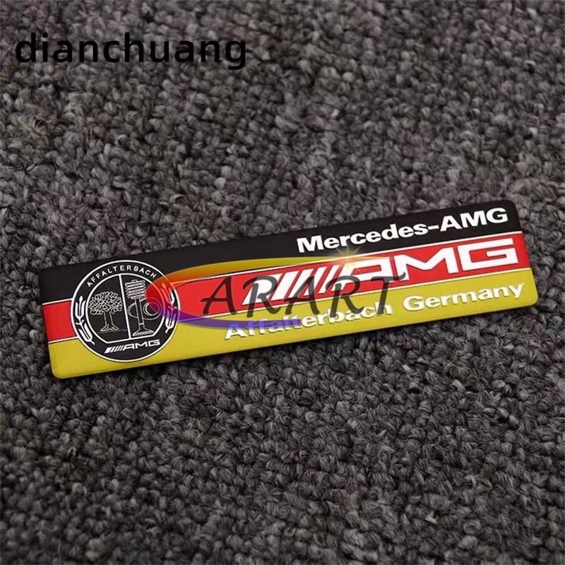 1 Nhãn Dán logo apple tree amg Trang Trí Xe Hơi mercedes