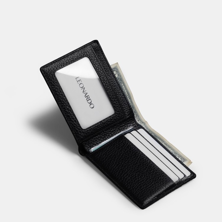 Ví da leonardo Mini Pisa, ví da mini nhập khẩu - WMNPS