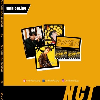 Sticker NCT decor case điện thoại