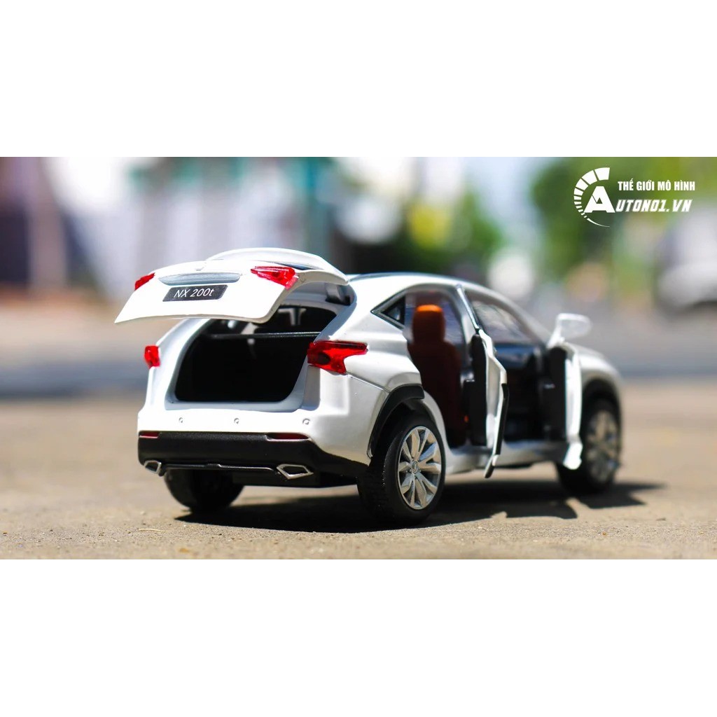 MÔ HÌNH XE LEXUS NX200T WHITE 1:32 JACKIEKIM 5180