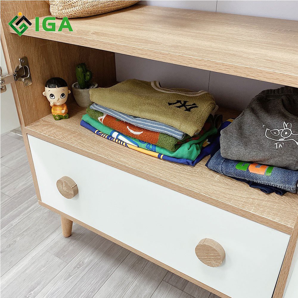 Tủ Quần Áo Trẻ Em IGA Bear Shelf - GP123