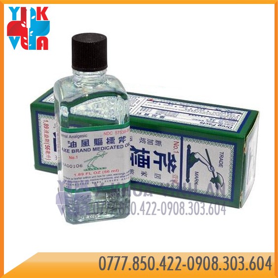 Dầu Gió Trắng Hiệu Cây Búa 56ml - Singapore AXE Brand Universal Oil 56ml