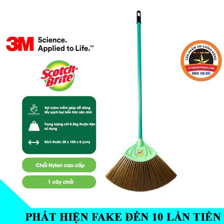 Chổi nylon cao cấp 3M scotch brite
