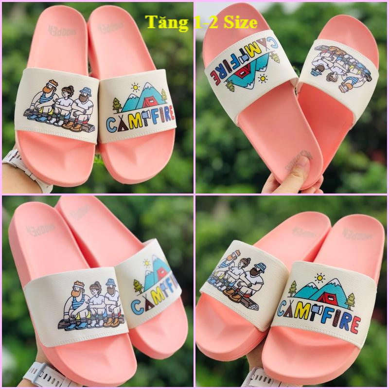 Dép unisex 𝐌𝐋𝐁 cắm trại ❤️FREESHIP + Hộp+ Tăng 1-2 size❤️ dép shoopen campfire quai ngang nam nữ