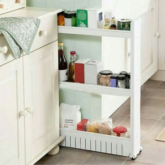 Kệ 3 tầng có bánh xe