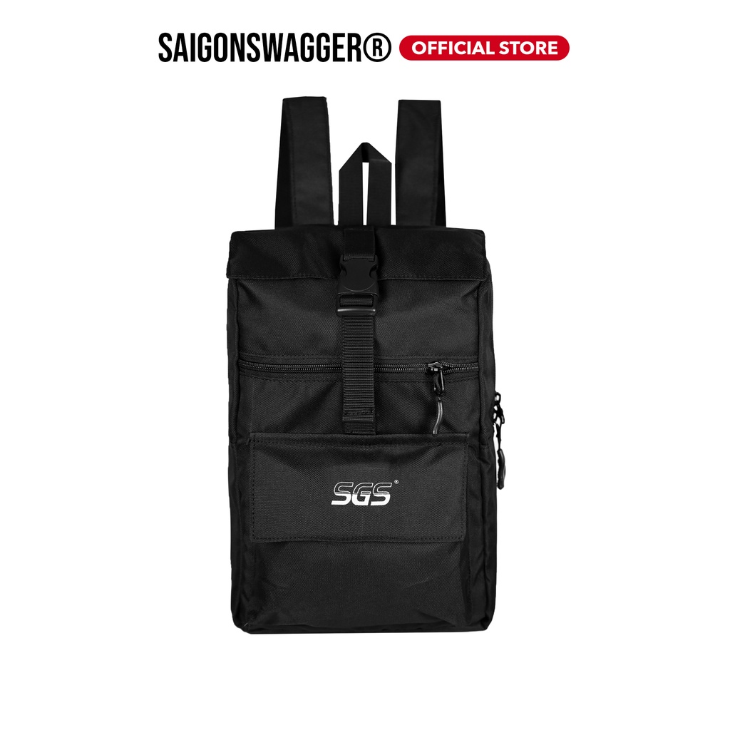 Balo Mini In Logo SAIGON SWAGGER® Nhiều Ngăn, Ngăn Chống Sốc Laptop 12inch