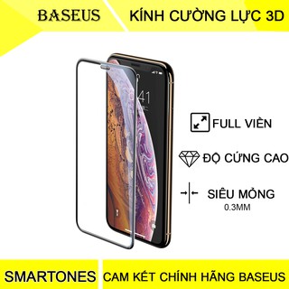 Kính cường 3d chống bụi màng loa, chống trầy,baseus cellular dust mỏng 0.3mm cho iphone 6/7/8 plus/x/ xr/xs max
