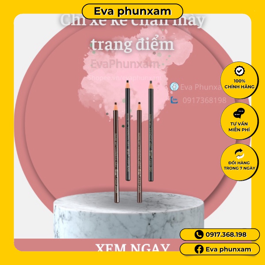 Chì phổ thông kẻ mày phun xăm,trang điểm