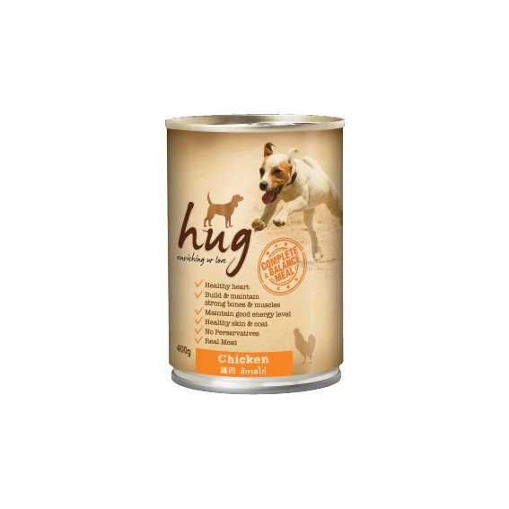 Pate cho chó HUG lon 400gr