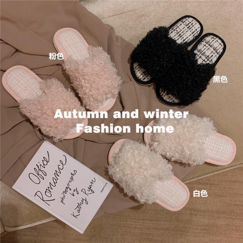 Dép mang trong nhà lông cừu shop sẵn hàng