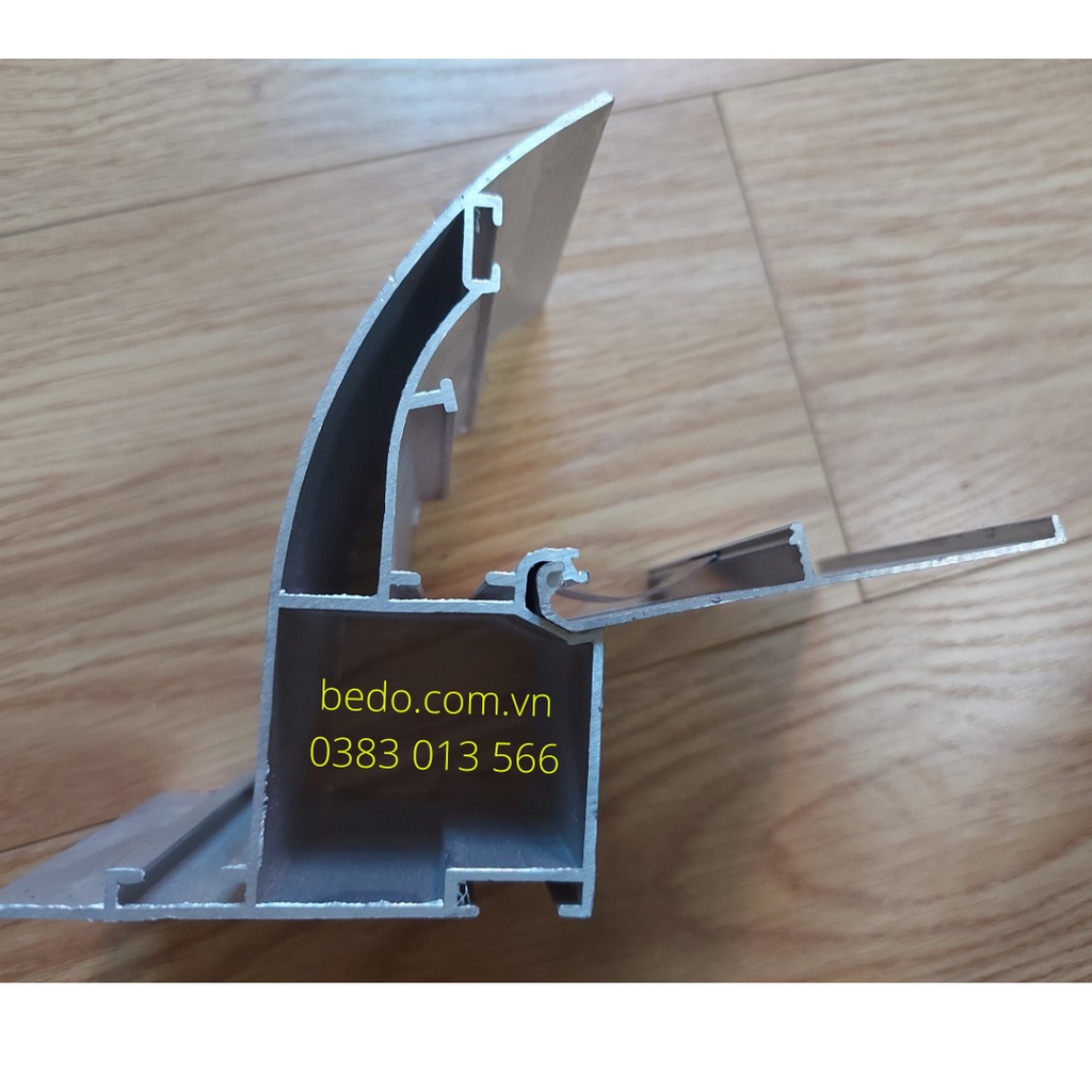 Nhôm thanh bật nắp không viền, khung nhôm định hình, nhôm làm hộp đèn không viền, nhôm làm hộp đèn 3M