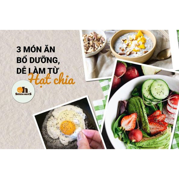 [Combo 4 bịch] - Hạt Chia  Đen Úc- Black Bag Chia - Bịch 500g - RẤT TỐT CHO SỨC KHỎE-giảm cân- Date 2023