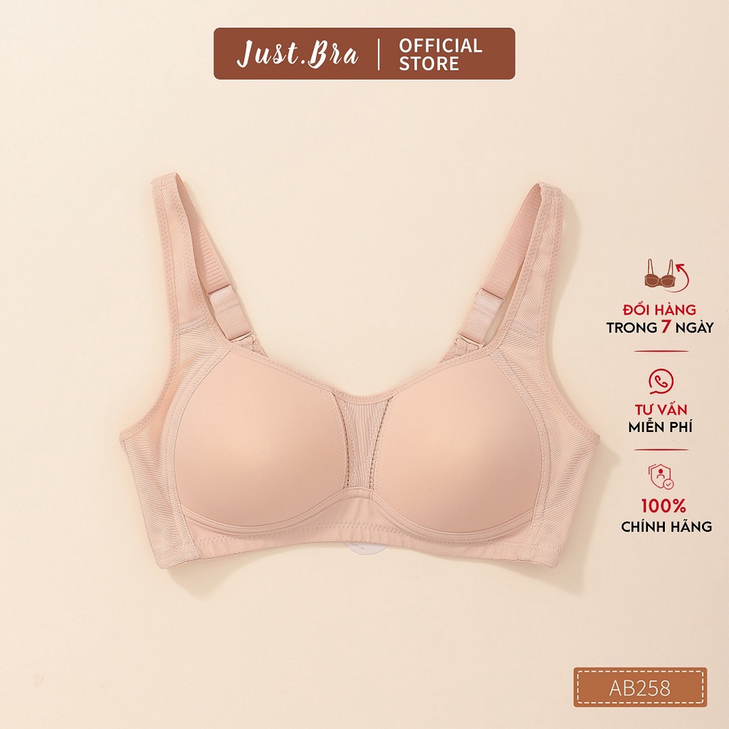 [Mã WABRJB031 giảm 10% đơn 99k] Áo ngực Just Bra dây đai lưng to dành cho vòng một lớn, form tốt AB258