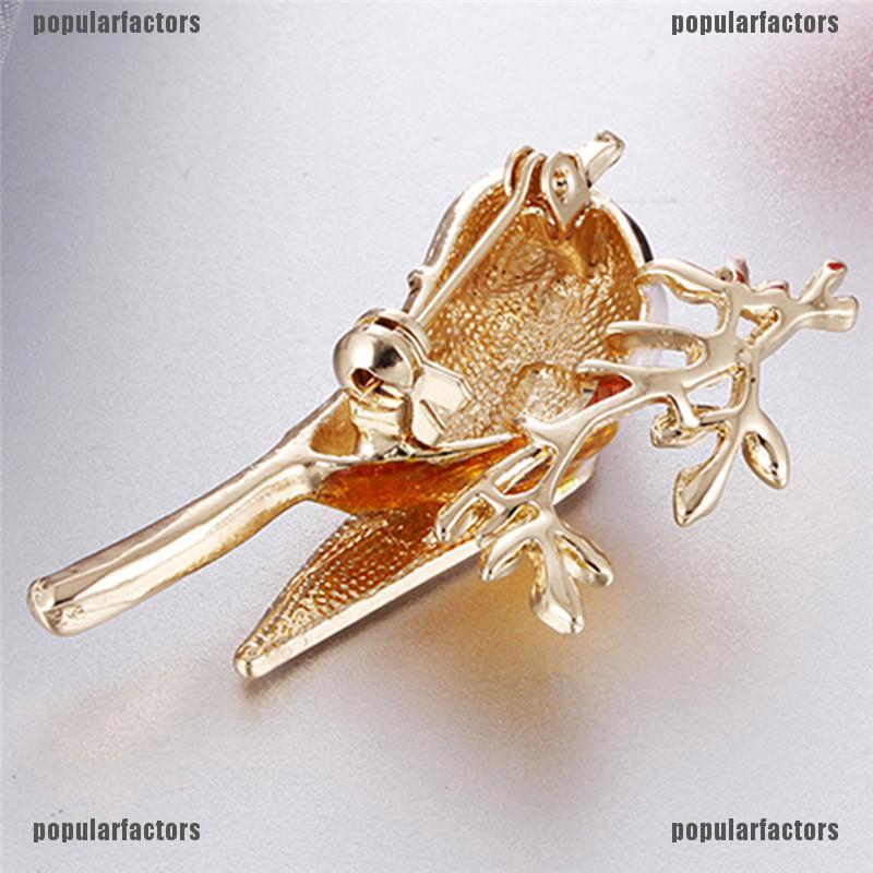 Trâm Cài Áo Hình Chú Chim Sang Trọng