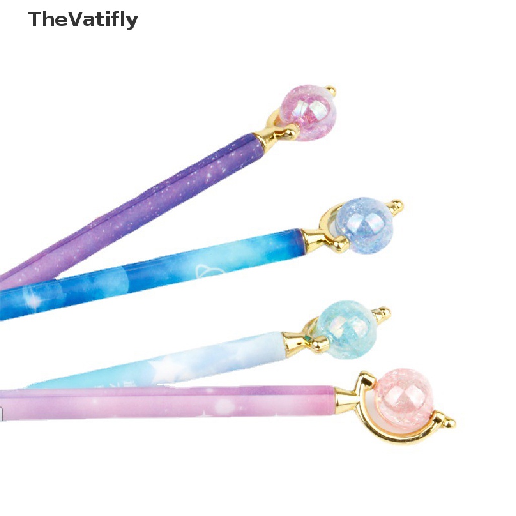 1 Bút Bi Hình Hành Tinh Màu Đen Ngòi 0.5mm