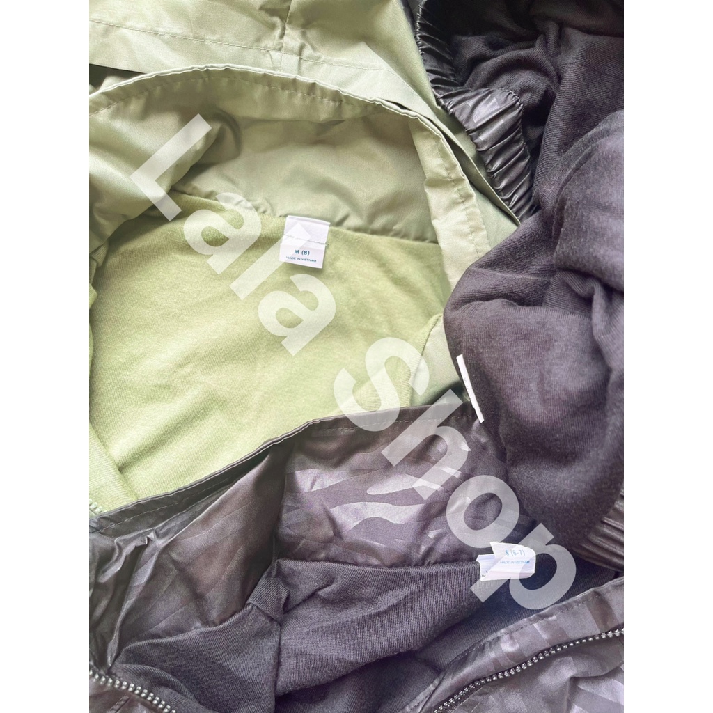 Áo gió hoodie hàng xuất dòng đại mặc 2 kiểu có nón và giấu nón