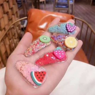 Set Kẹp Tóc Hoa Quả Siêu Kute Cho Bé