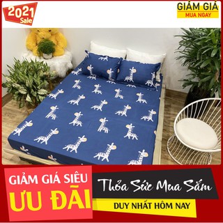 Drap ga trải giường vải mát,MẪU NGỰA VẰN,ĐŨ KÍCH THƯỚC