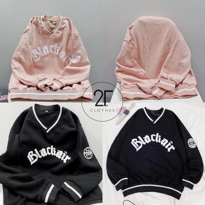 [Mã WASKT304 giảm 15% tối đa 30K đơn 99K] Áo Sweater Viền BLACKAIR Unisex | BigBuy360 - bigbuy360.vn