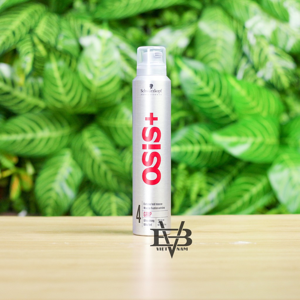 Keo bọt vuốt tóc OSIS+ Đức | Mousse vuốt tóc Osis+ 4 Grip 200ml