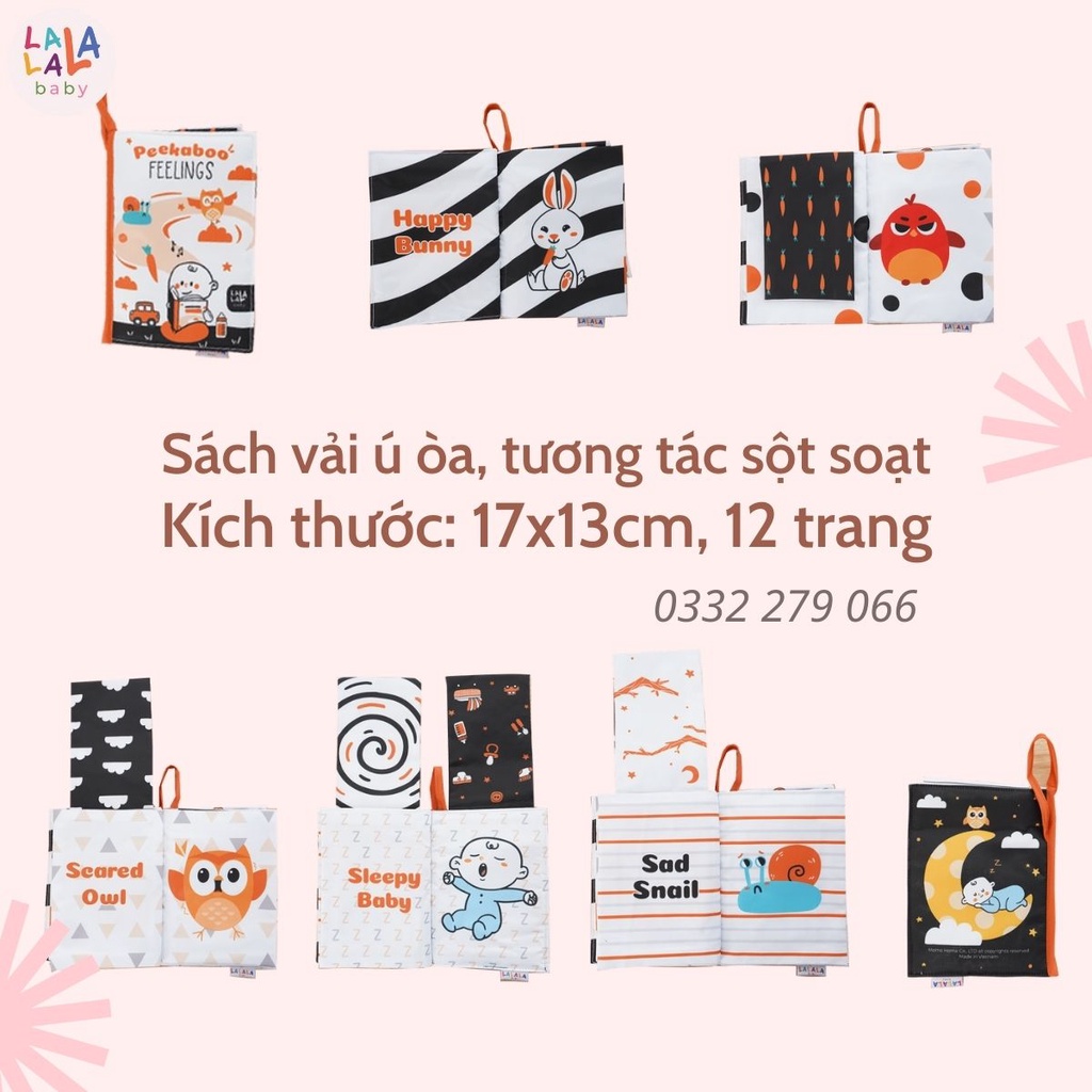 Bộ đồ chơi cho bé sơ sinh BABY BOX Lalala baby gôm 3 sản phẩm, phù hợp làm Quà tặng chẵn tháng