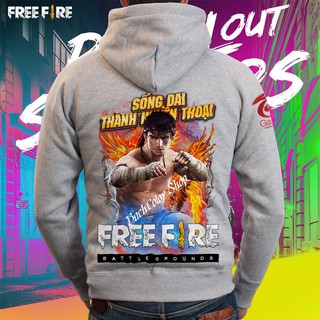 Áo Free Fire Áo Khoác Nỉ Xám Kla