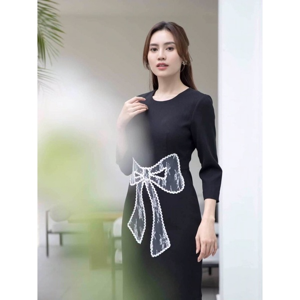 Đầm đen hiệu sixdo size M mới nguyên tag