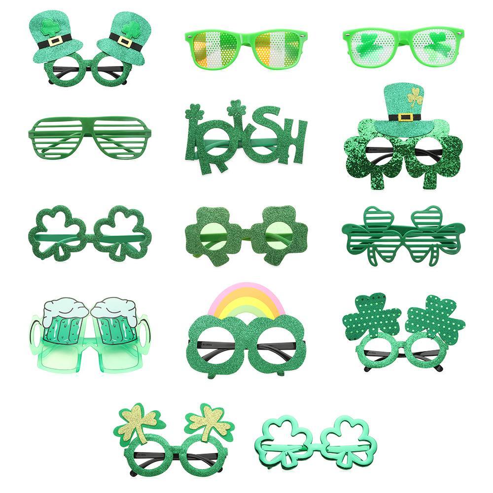 CONOPERY  St Kính Râm Kiểu Cỏ Ba Lá Hóa Trang Chụp Ảnh Selfie