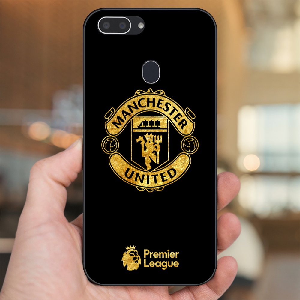 Ốp lưng Realme 2 viền đen in hình MU Manchester United
