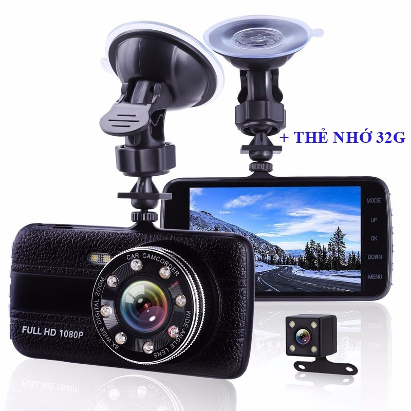 [Mã ELMS4 giảm 7% đơn 500K] Camera hành trình ô tô X004 Chính hãng bảo hành 12 tháng