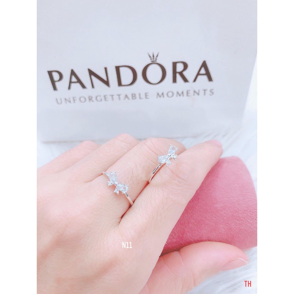 Nhẫn Nơ , Nhẫn nữ Nơ Bạc Ta ⚡️XINH XẮN, rẻ Vô Đối.💎