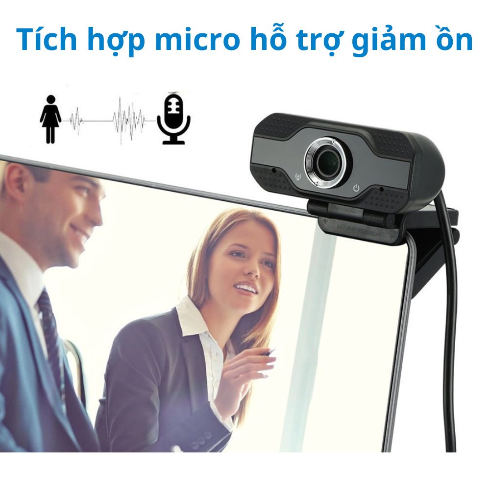 Webcam máy tính J2 Pro có mic full hd 1080p full box siêu nét dùng cho pc laptop - bảo hành 12 tháng