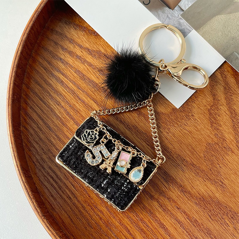 Móc Khóa Hình Hoa Trà Nhỏ Phong Cách Mới Sáng Tạo