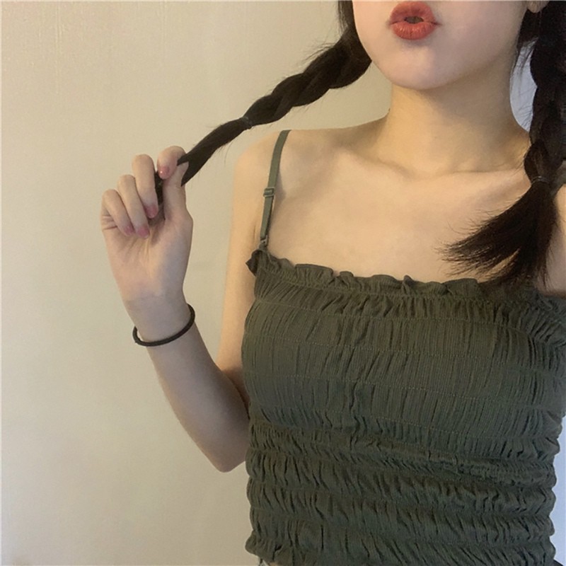 Áo Croptop Áo Tank Top Nữ Trơn Thời Trang Dành Cho Nữ